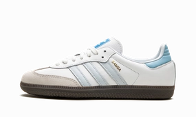 Contoured Footbed Shape Fast Move Samba OG "White / Halo Blue"