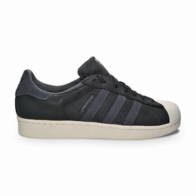 No Bulk Anti Torsion Stability Mens Adidas Superstar Waxy - M8092M - Black Waxy