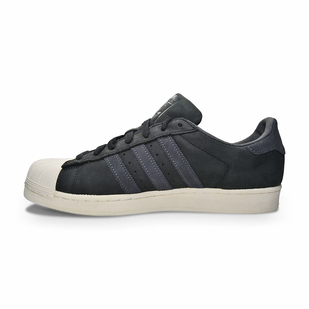 Hyper Bounce Midsole Trail Fit Mens Adidas Superstar Waxy - M8092M - Black Waxy