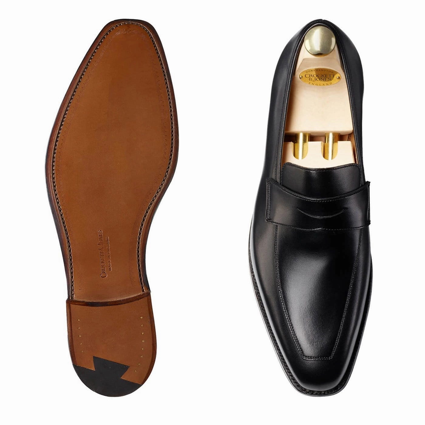 Merton Black Calf Soft Fit Shoes