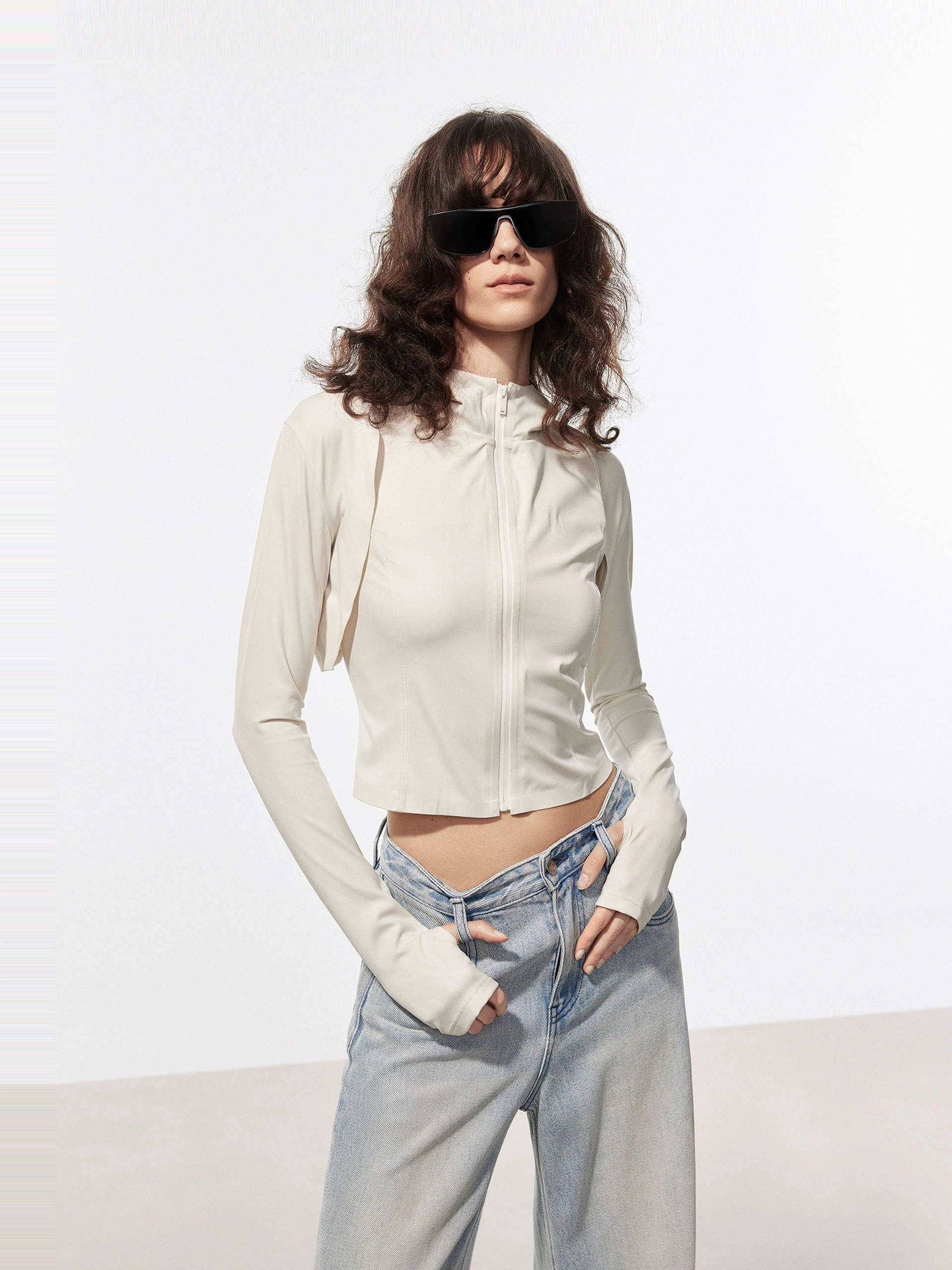 Moisture wicking Slim Fit Hooded Jacket
