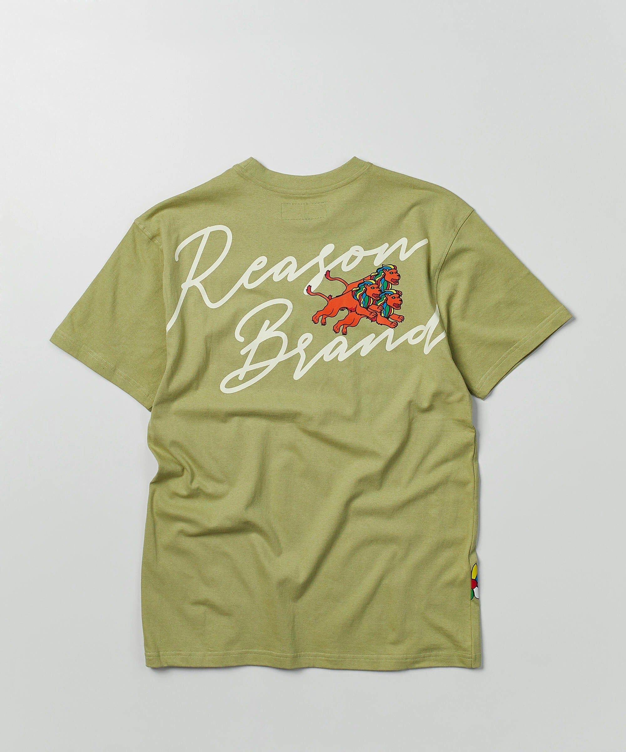 Sleeveless Tee Light Fabric Heart Broken Short Sleeve Tee - Olive Green