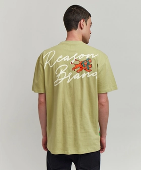 Heart Broken Short Sleeve Tee - Olive Green SoftTouchFinish Antimicrobial Finish