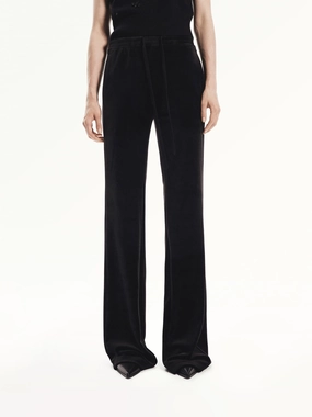 Functional Ease Elastic Waist Velvet Pants