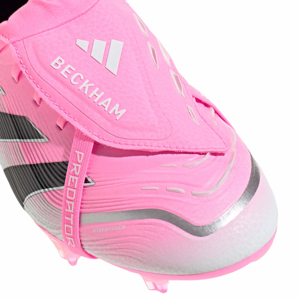 Adidas Predator Elite Fold-Over Tongue Beckham FG Football Boots (Beam Pink/Core Black/Cloud White) Comfort Ready Energy Bounce