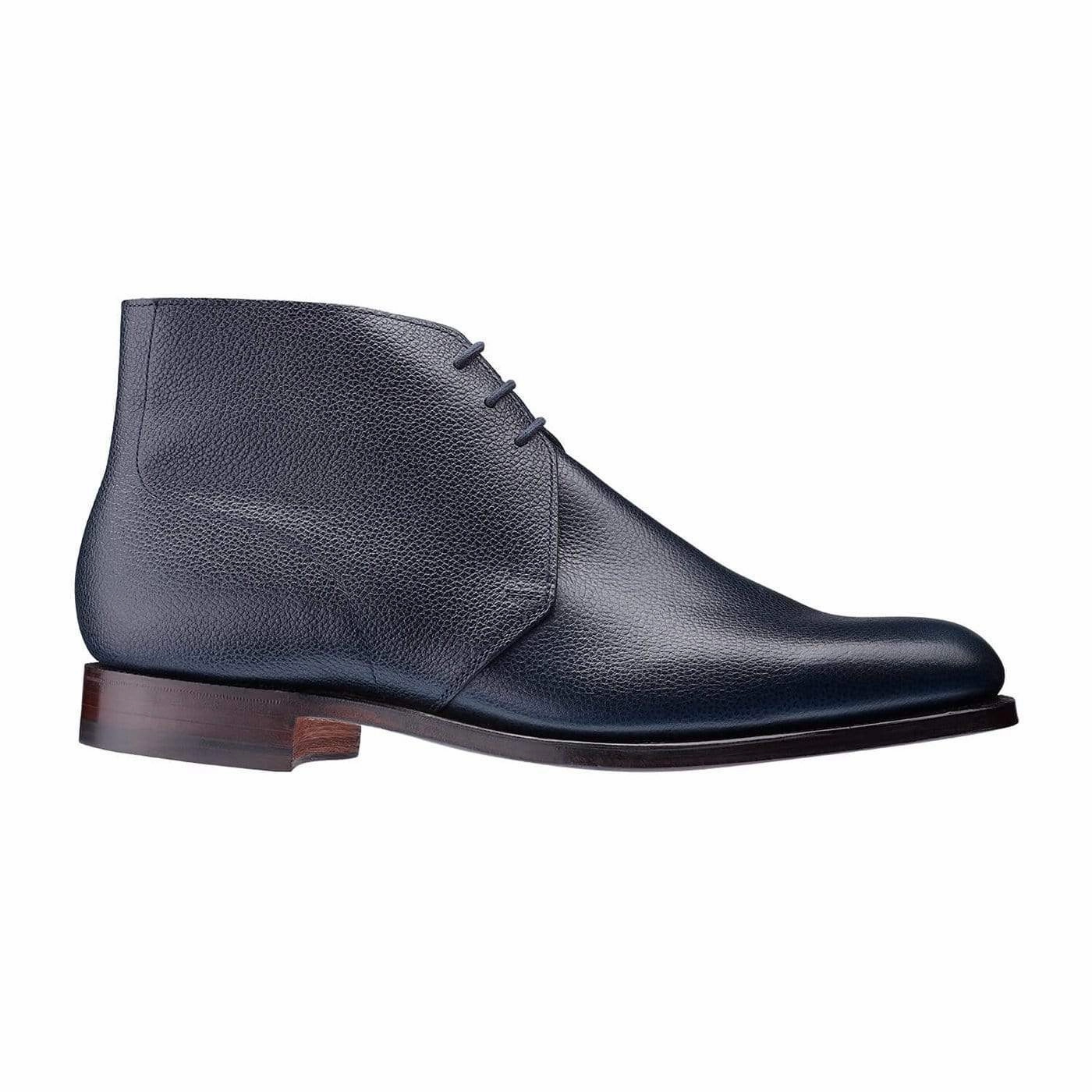 Chukka Navy Pebble Grain Padded Interior Weekend Wanderer Cushioned Step Rainy Days
