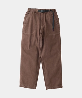 Japanese Slub Denim Pant Structured Hemline