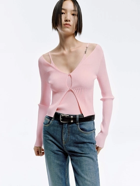 NonIrritatingTags Ribbed Tank and Cardigan Set