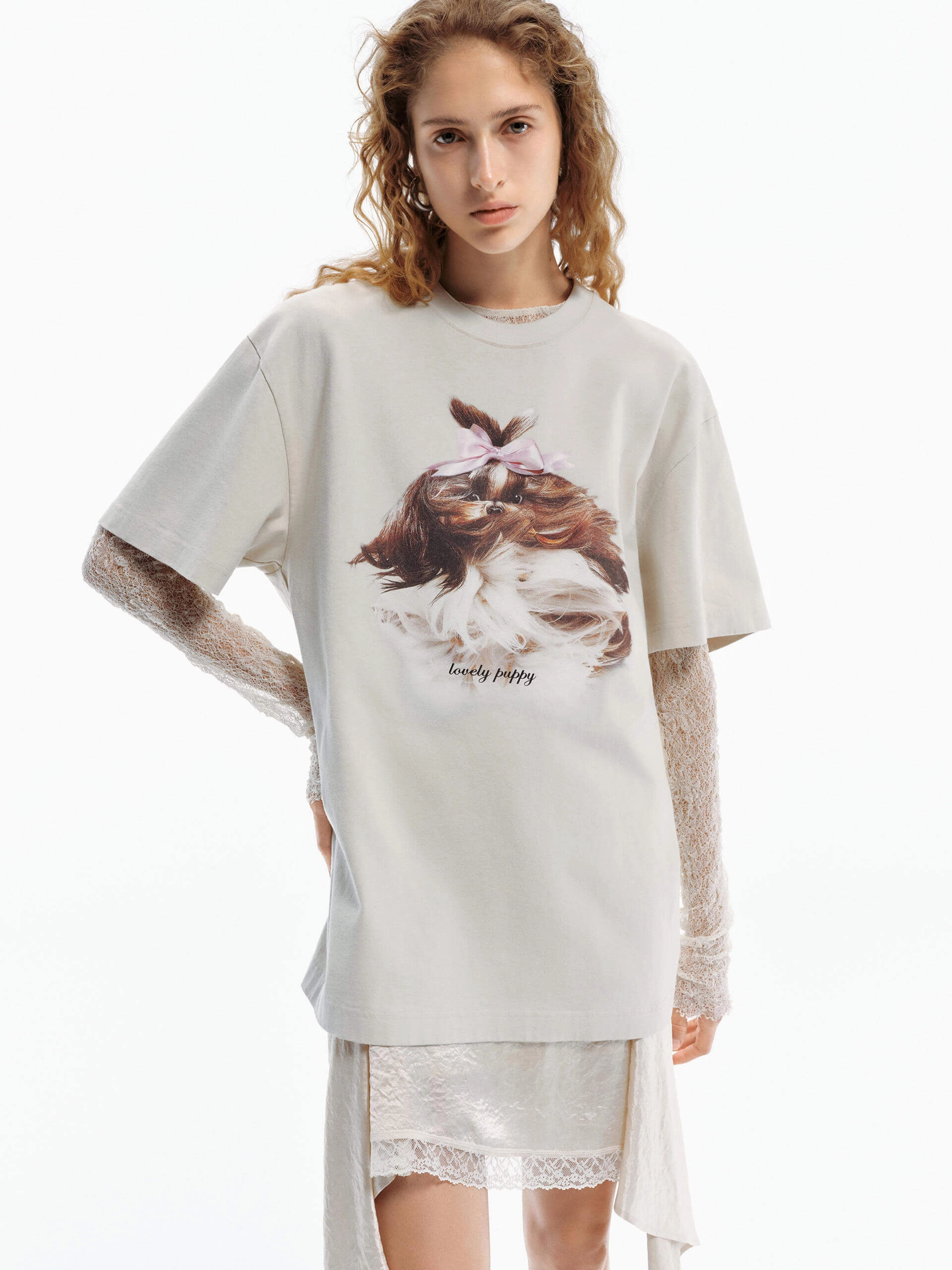 Printed Cotton Jersey T-shirt PreShrunkCotton Breezy Design