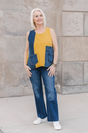 Mirabella Tank Top Easy Care Fabric SmoothZipper