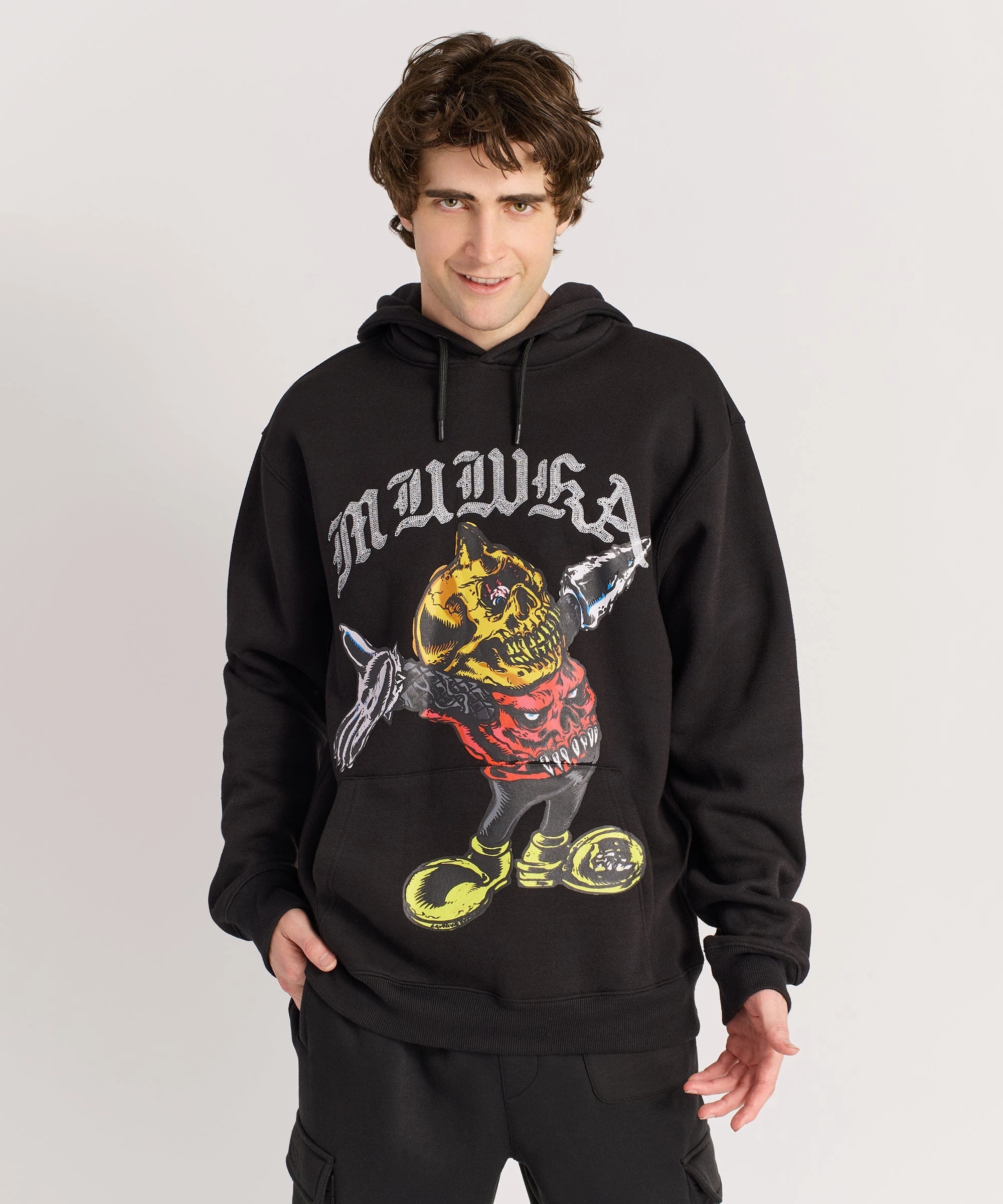 Mishka Cyco Bootleg Hoodie - Black Professional Cut Lightweight Weave Material