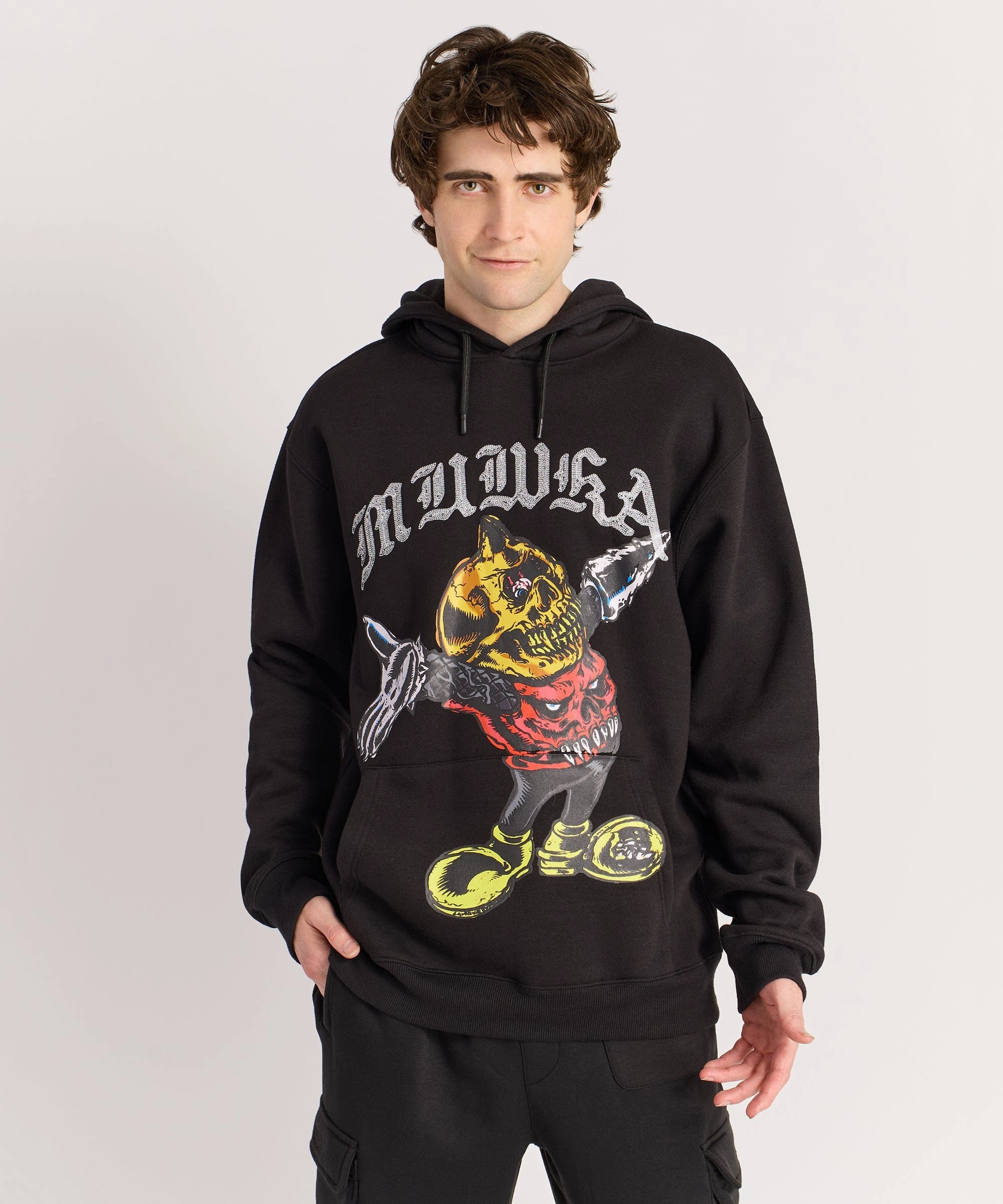 Mishka Cyco Bootleg Hoodie - Black TaglessCollar Organic Cotton Fiber