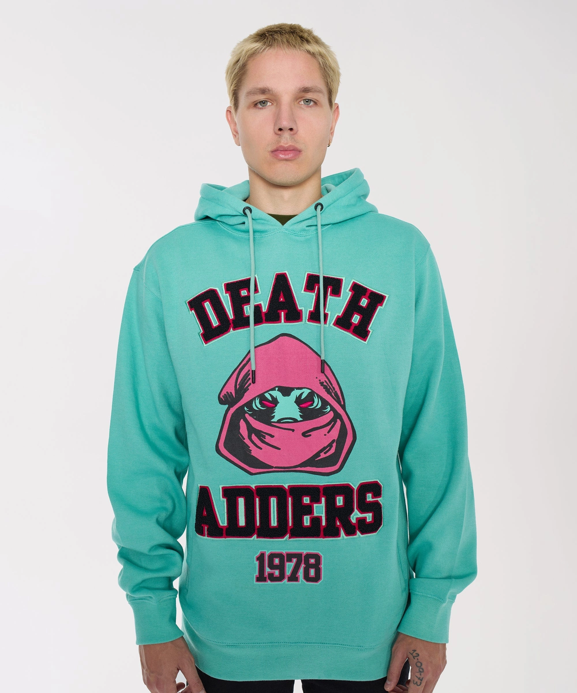 Mishka Death Adders 1978 Hoodie - Light Blue SoftTouchFinish