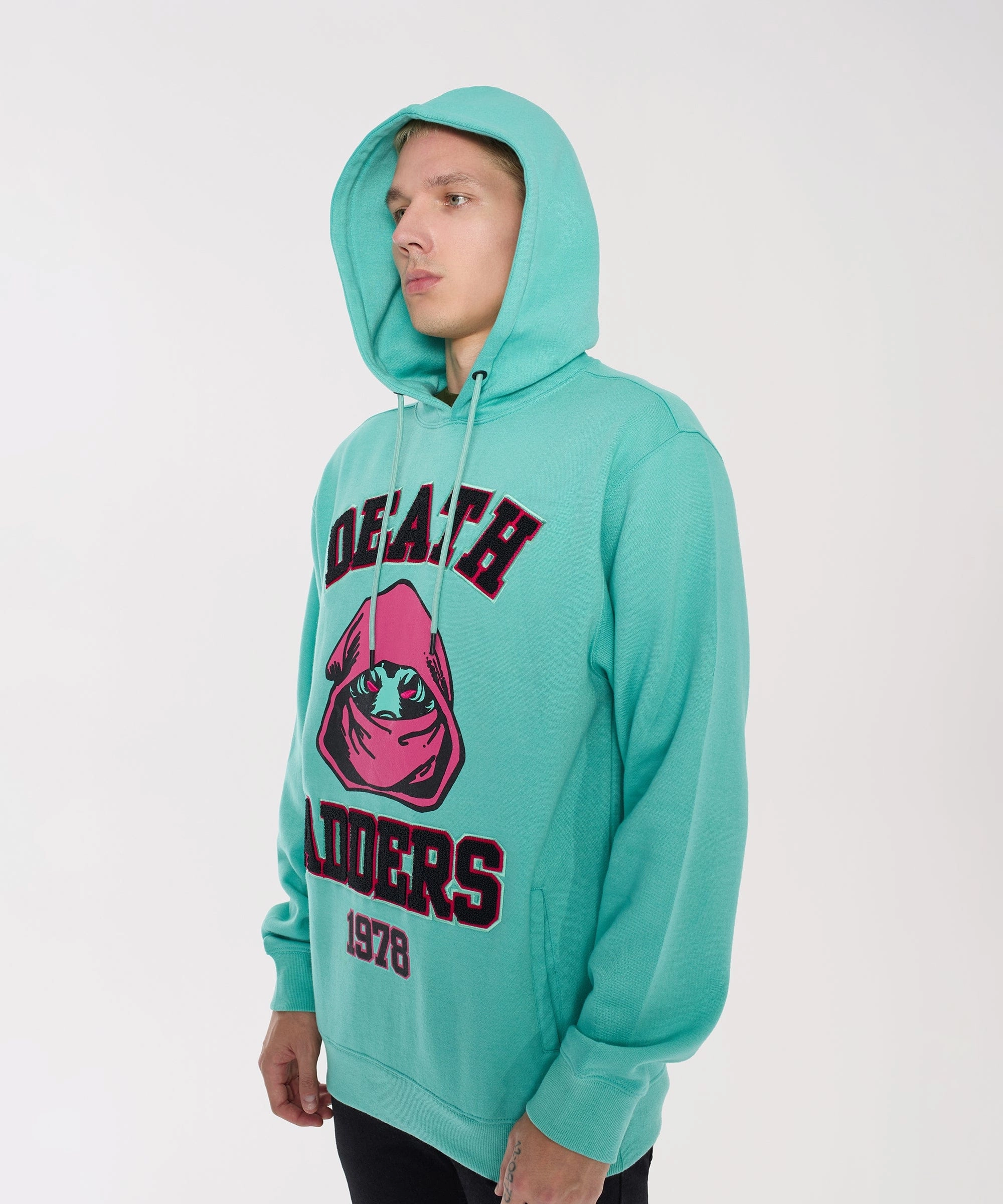 DropShoulder Mishka Death Adders 1978 Hoodie - Light Blue