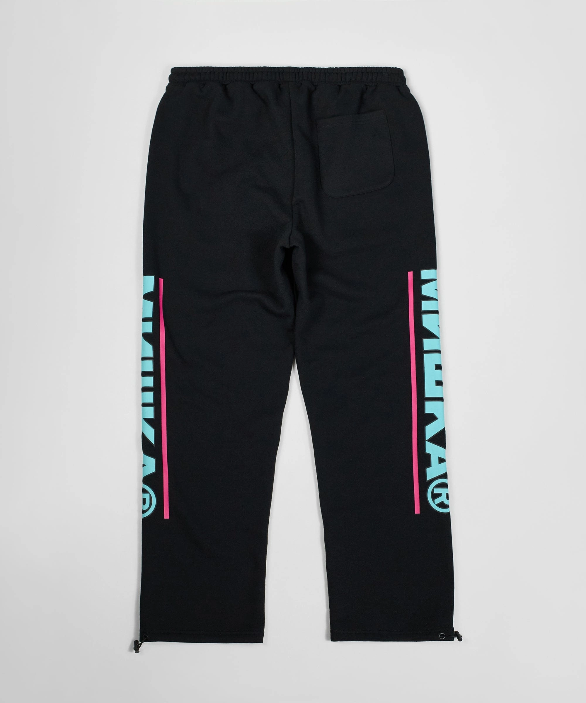 Casual Design Minimalist Design Mishka Death Adders Straight Fit Sweatpants - Black