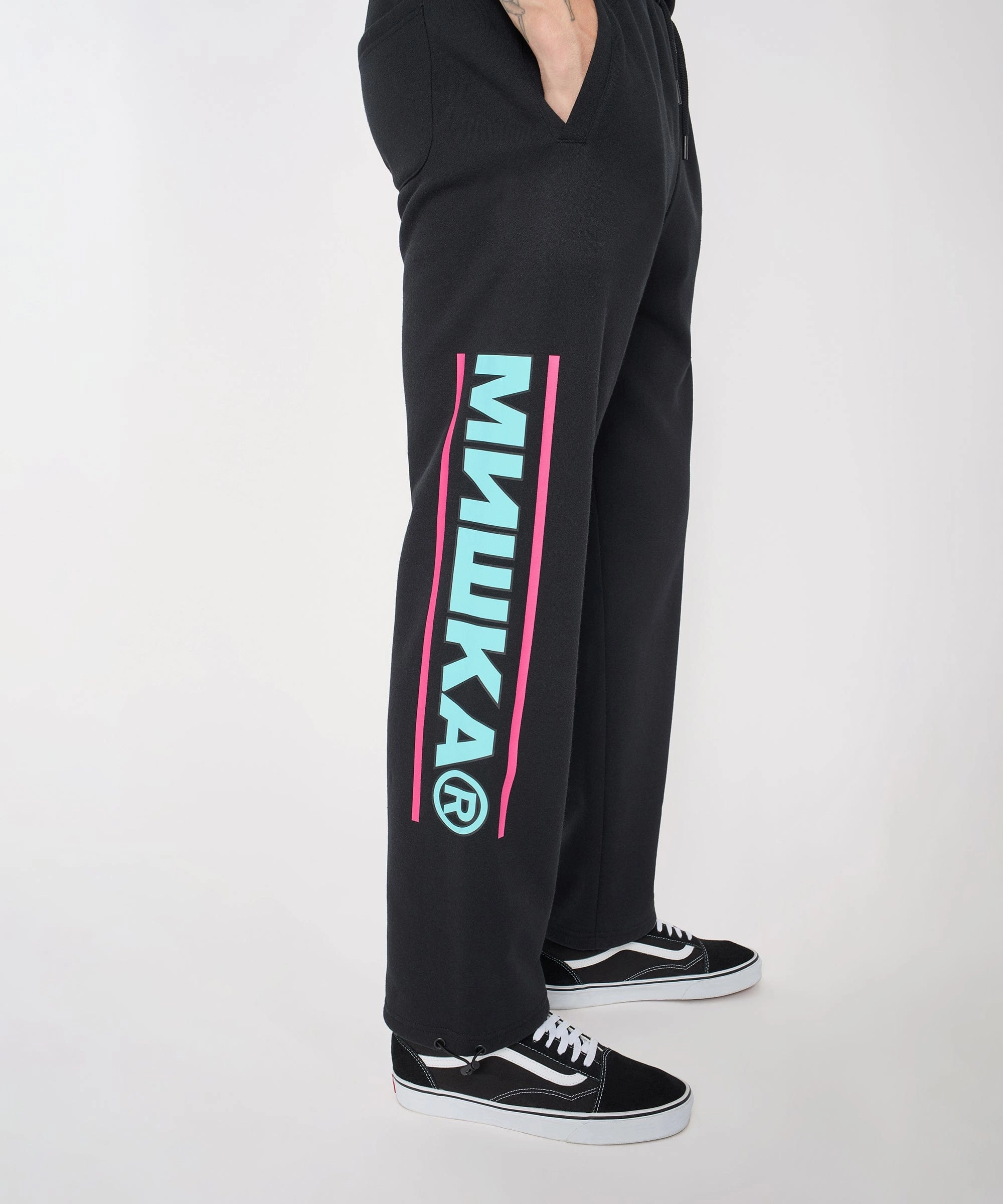 Easy Stretch Mishka Death Adders Straight Fit Sweatpants - Black