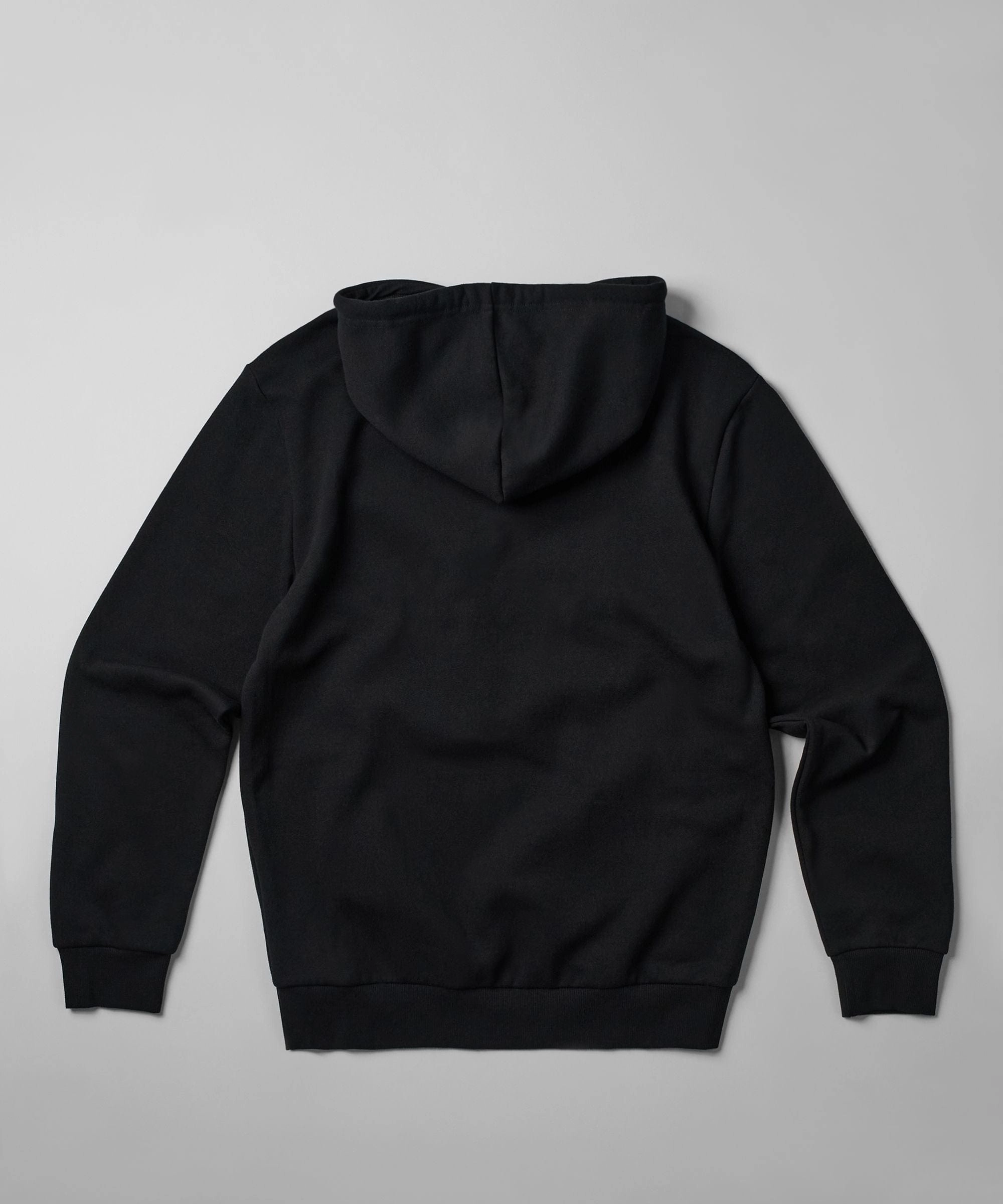 SoftLining Mishka Graphic Print Embroidered Hoodie - Black