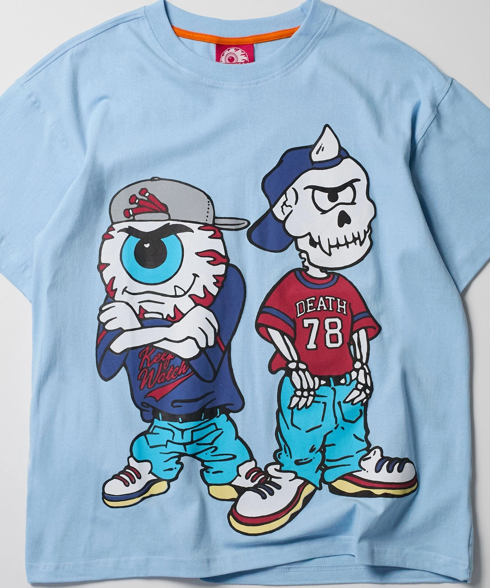 Light material NonSlip Grip Tape Mishka Nineties Short Sleeve Tee - Light Blue