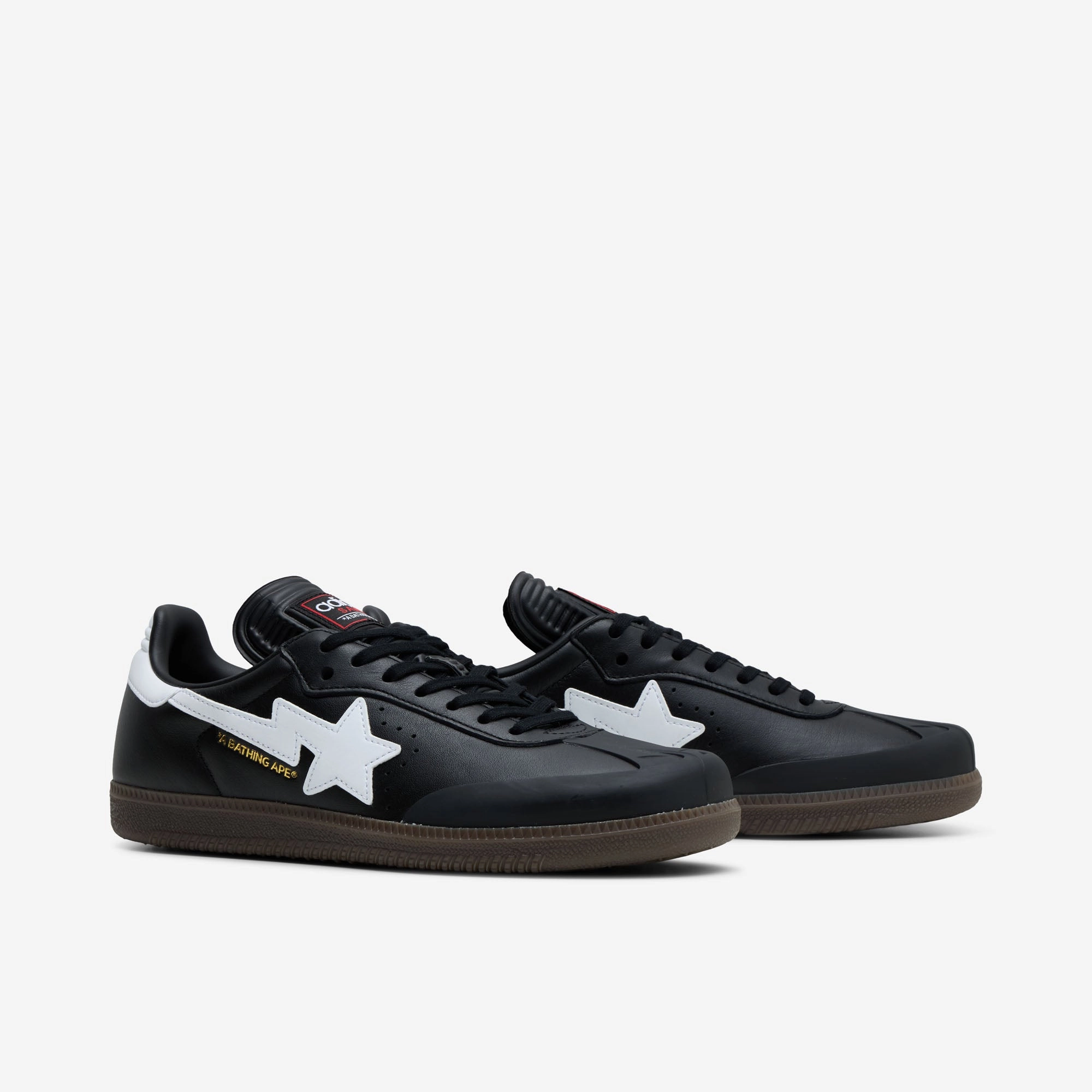 adidas Originals x BAPE Samba Core Black / Cloud White - Gum Dynamic Cushioning System