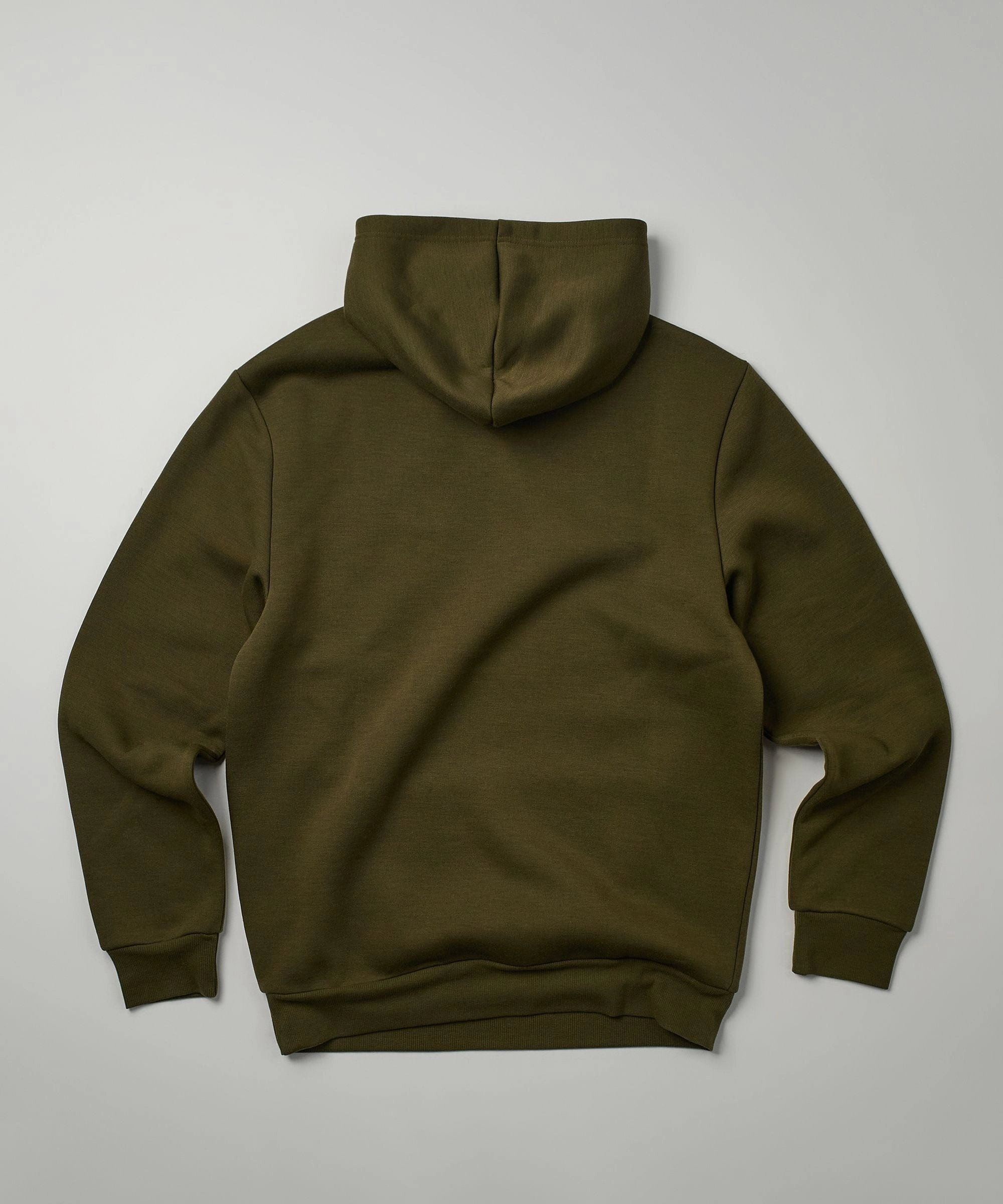 Relaxed Blouse Grateful Roses Hoodie - Olive Green