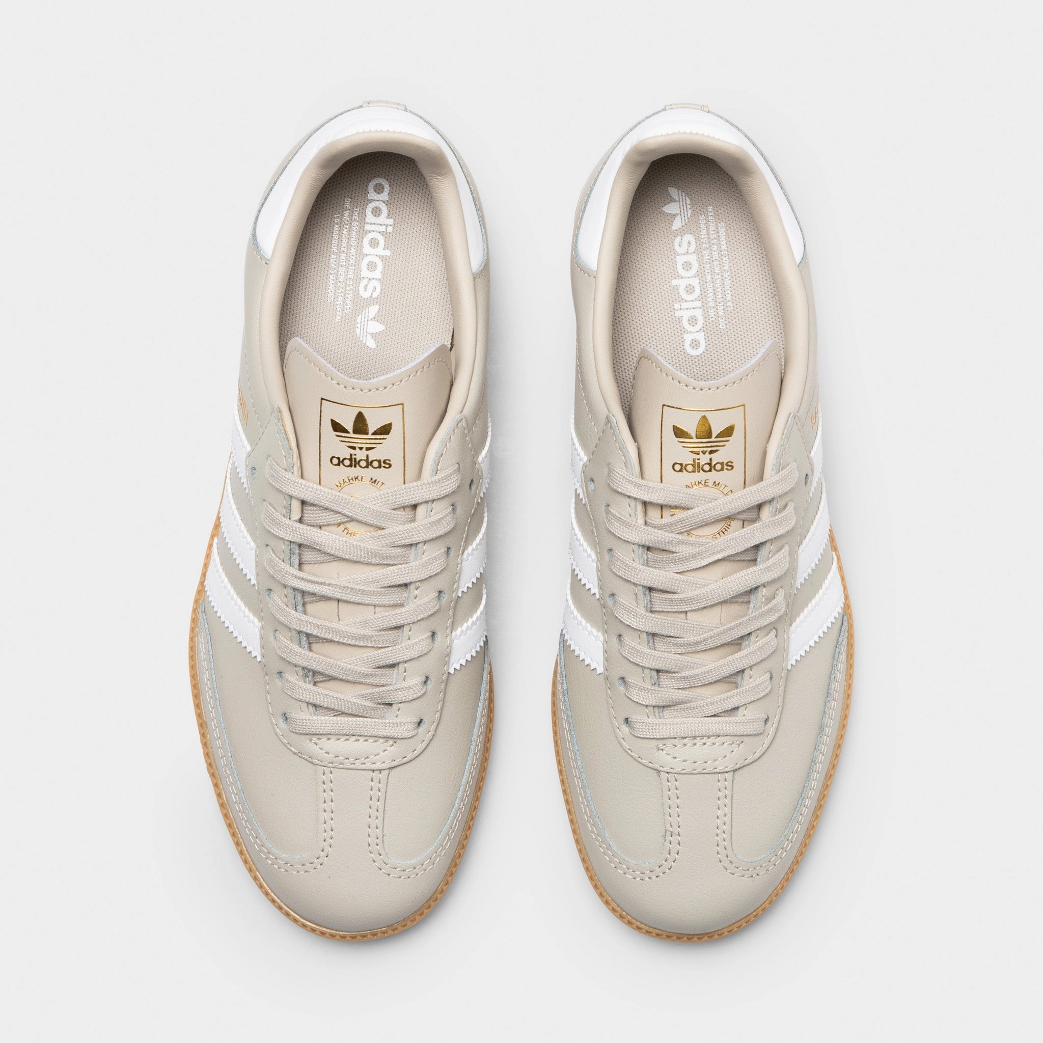 adidas Juniors' Samba OG Wonder Alumina / White - Gum Waterproof Barrier Tech