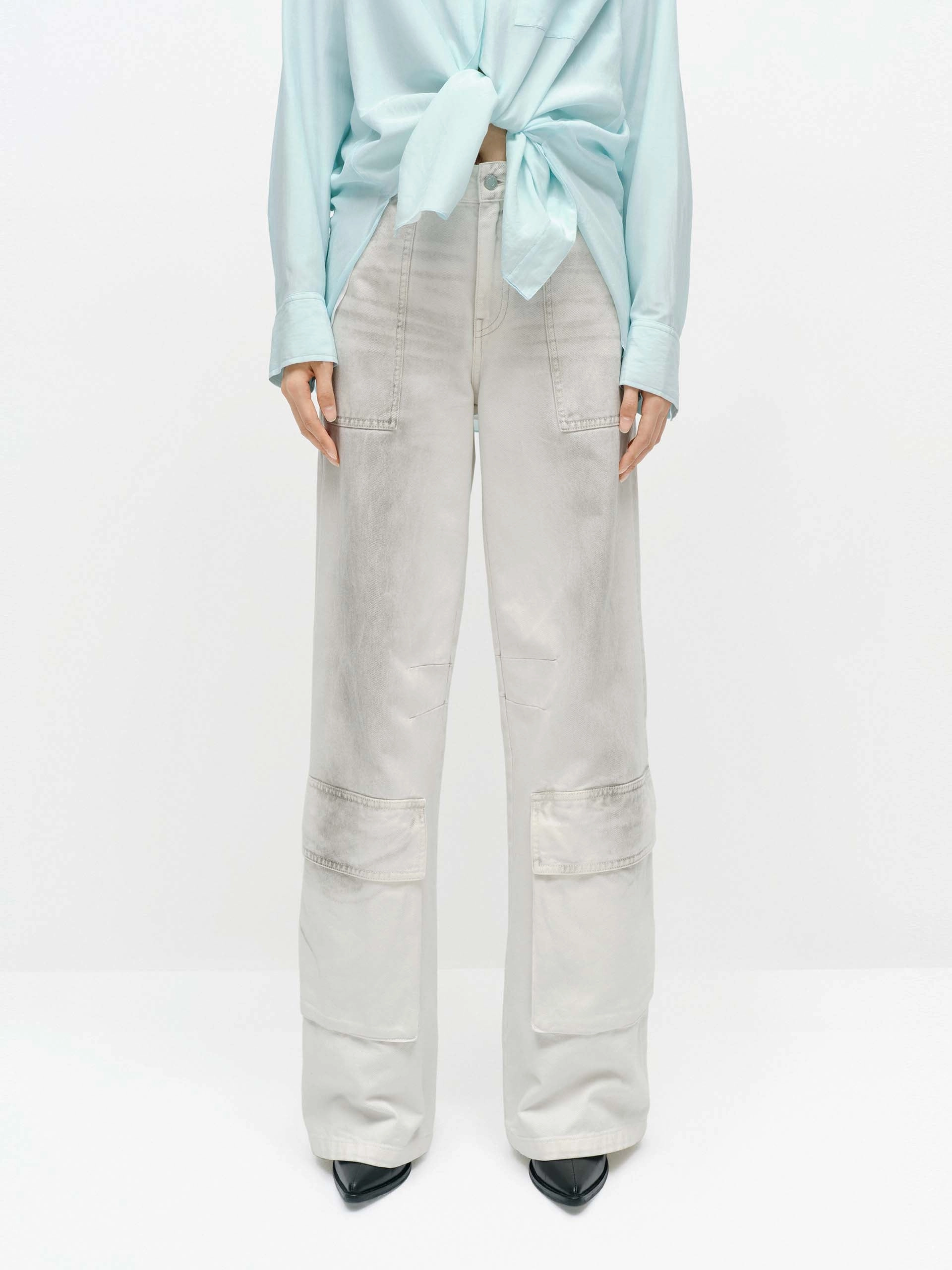 Basic Layers Urban Ready Sprayed Detail Cargo Jeans