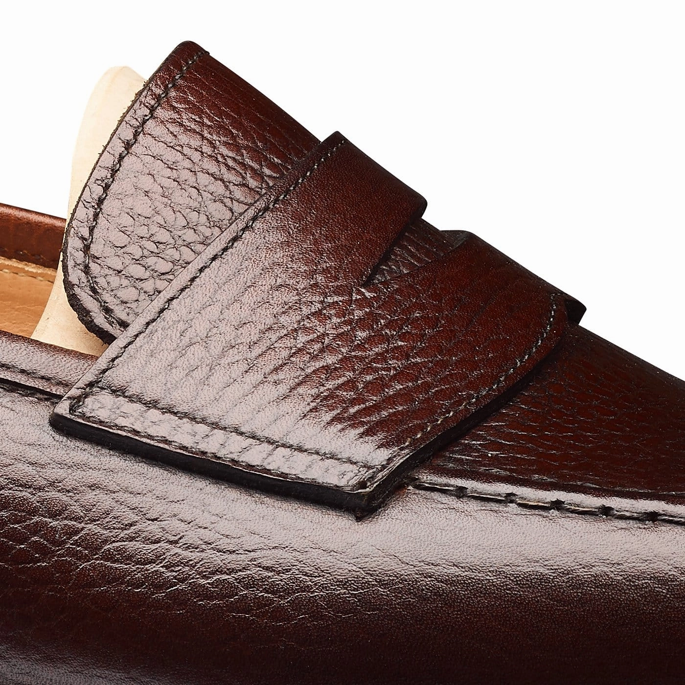 Running Inspired Boston Dark Brown Country Calf Grain