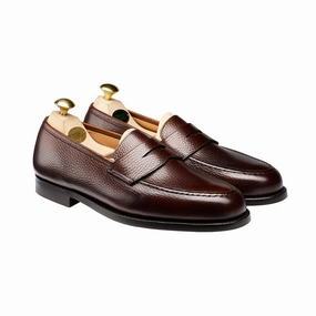 Autumn Fashion Boston Dark Brown Country Calf Grain