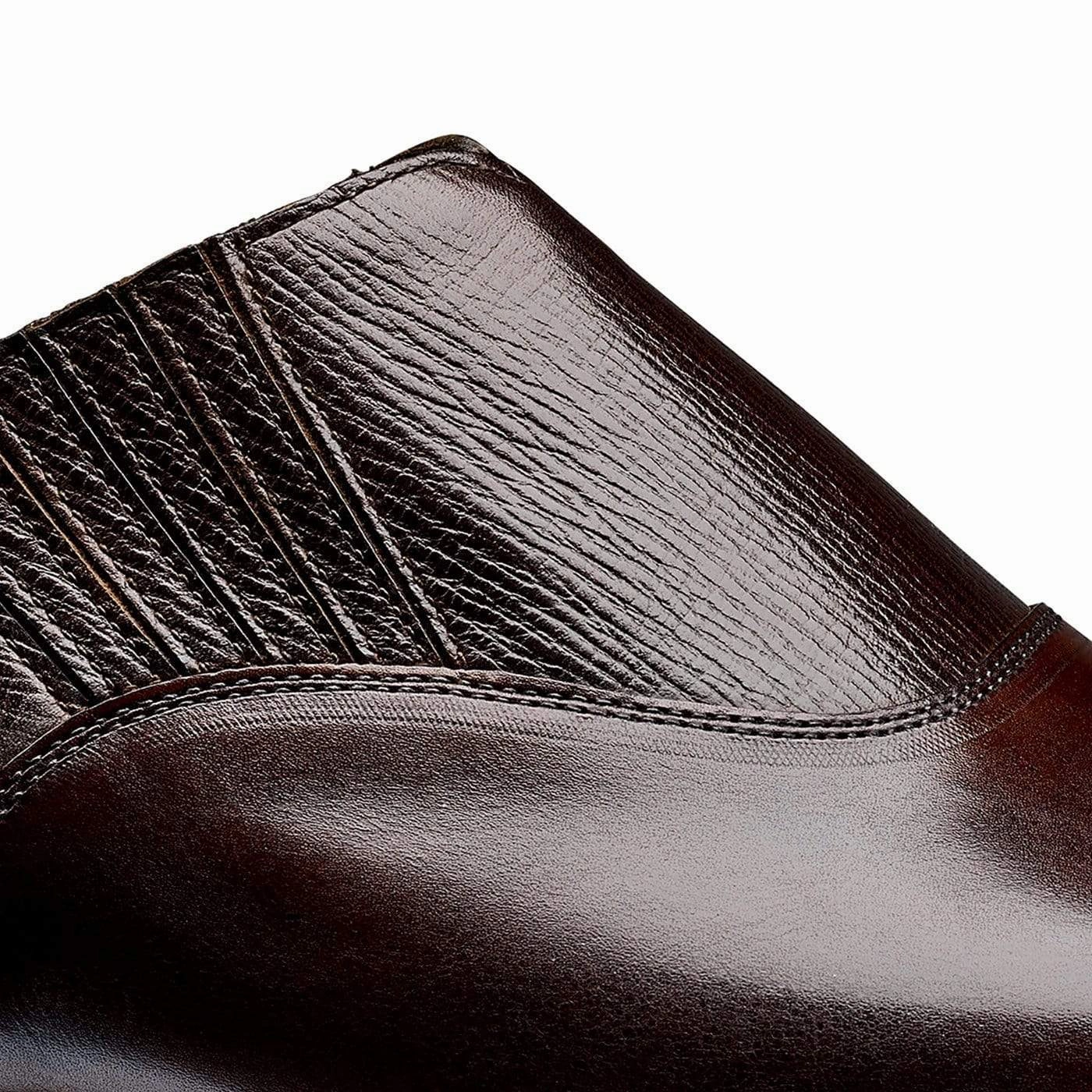 Magee Dark Brown Antique Calf & Dark Brown Willow Grain Light Flow