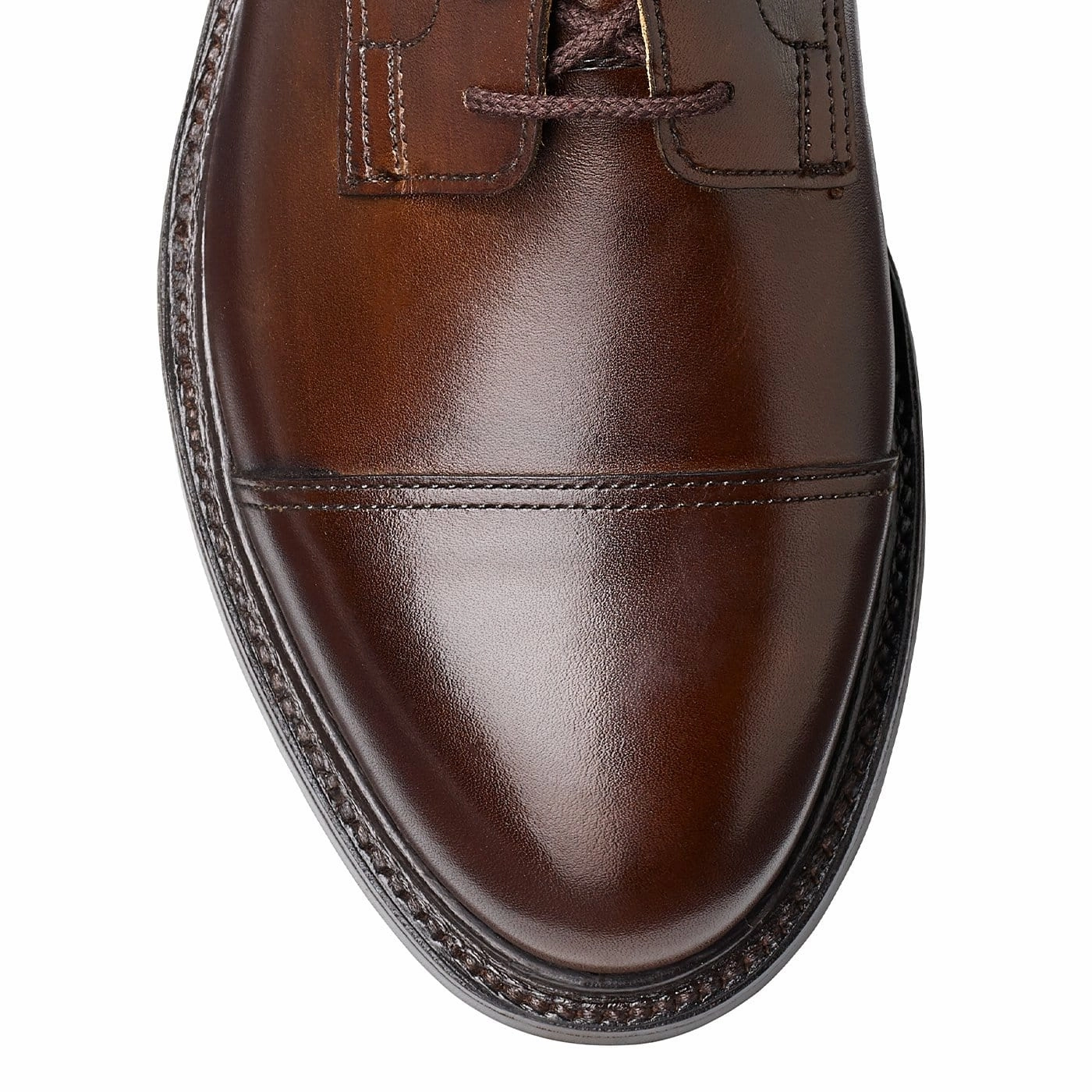 Jane Dark Brown Burnished Calf Slip Resistant Work Commute Flexible TPU Shank