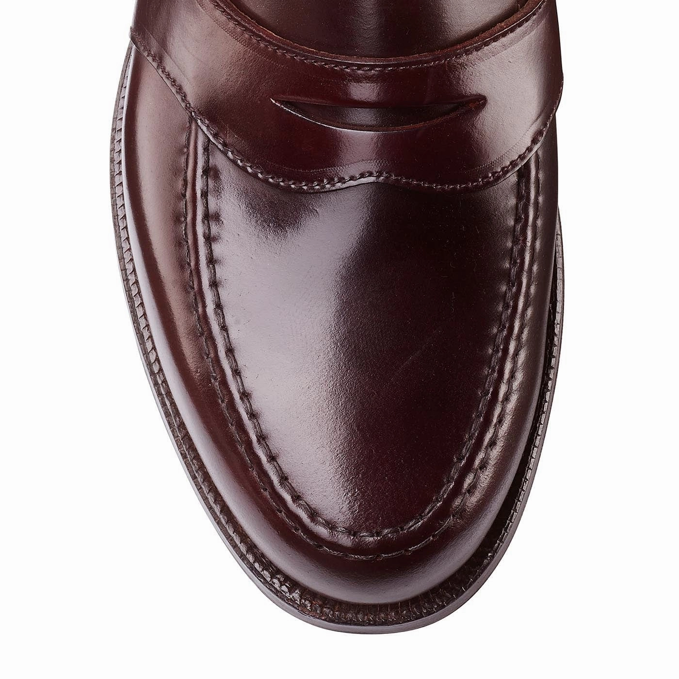 Sole Strong Breathable Loafers Yale Burgundy Cordovan