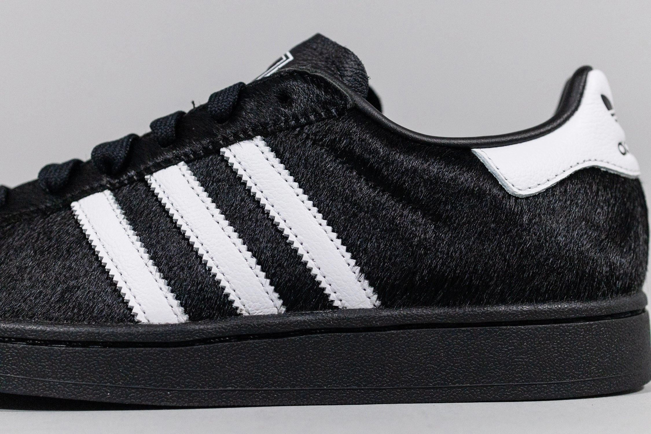 Women's adidas Superstar II 'Core Black' Abrasion Resistant Mesh