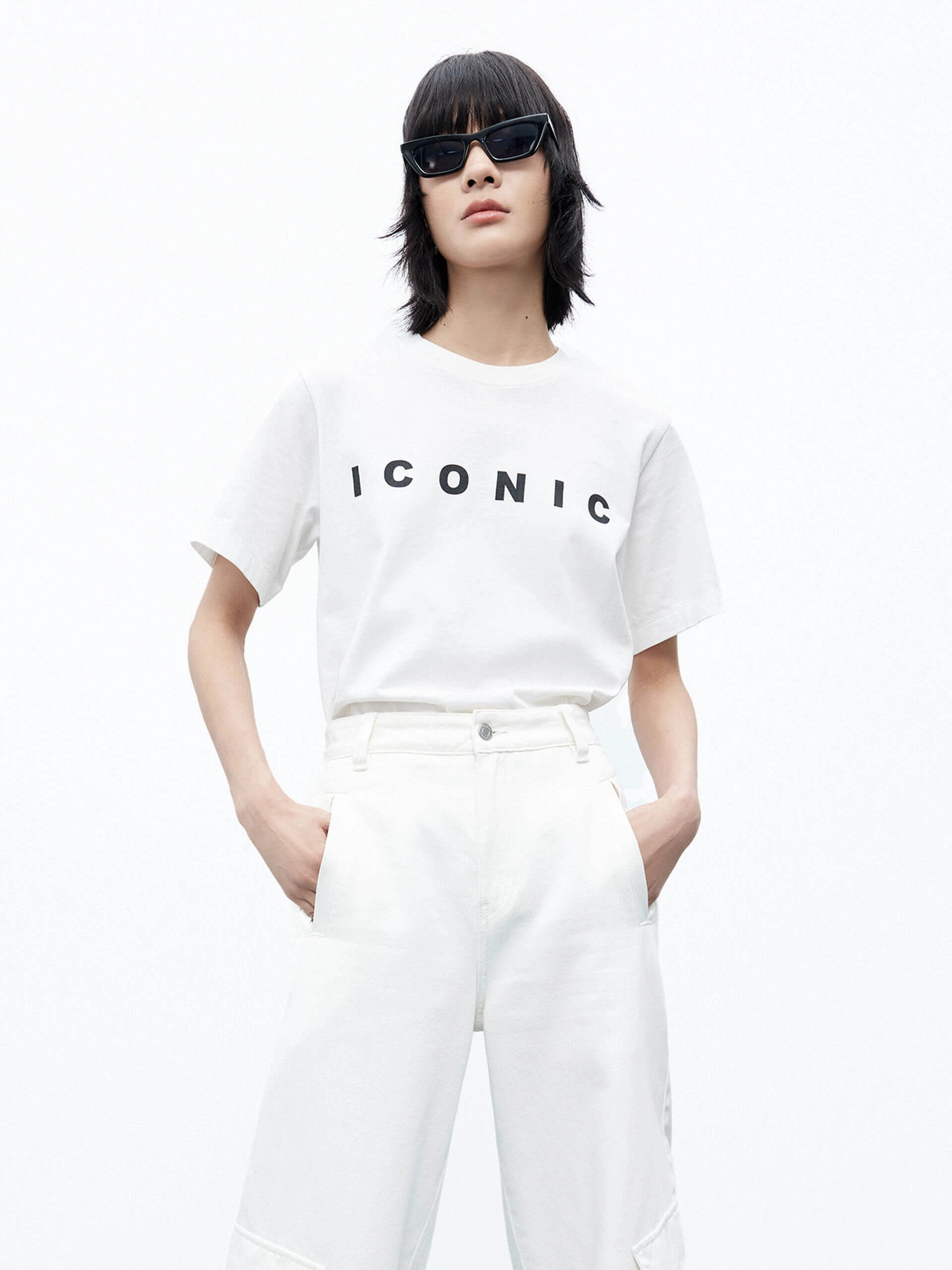 City Outfit vacation wear ICONIC Print Cotton T-shirt
