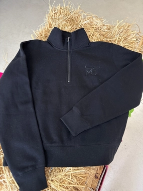 Women's 1/2 Zip Jumper Pearl details Glamorous touch