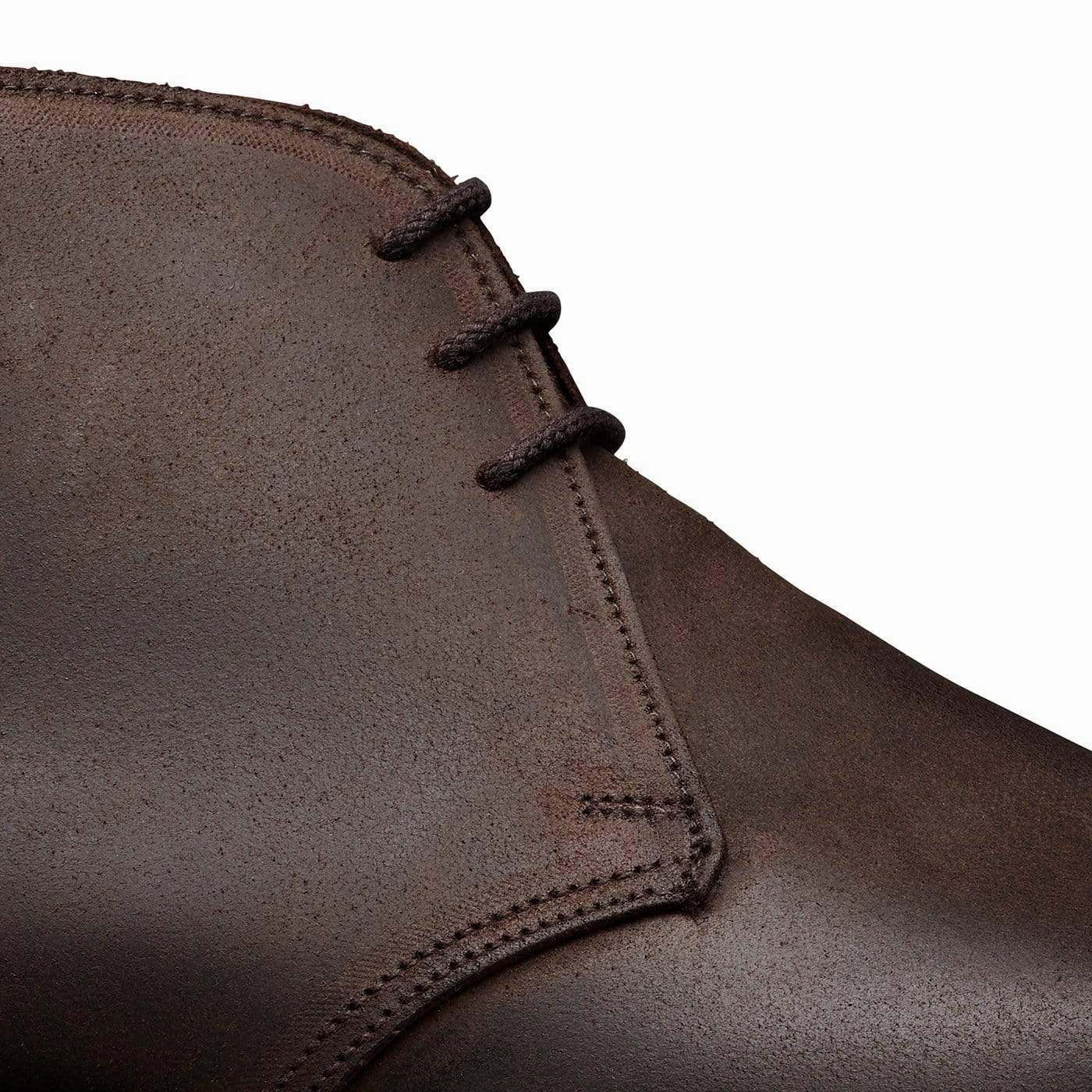 Molton Dark Brown Rough-Out Suede Traction Lug Pattern