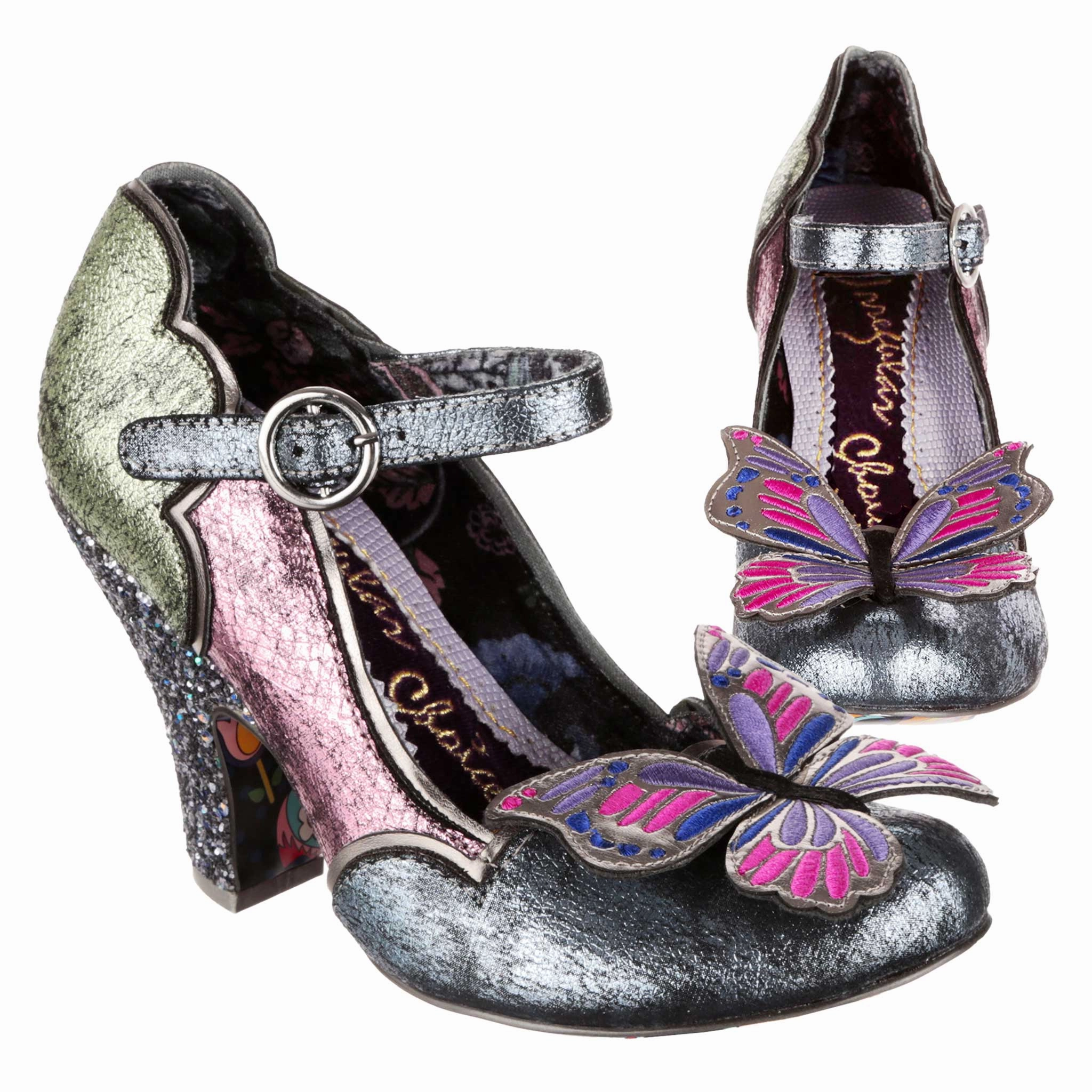 Moth To A Flame Sporty Heeled Shoes