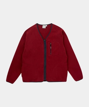 Fleece Cardigan Zip-Up TearResistantFabric City Ready