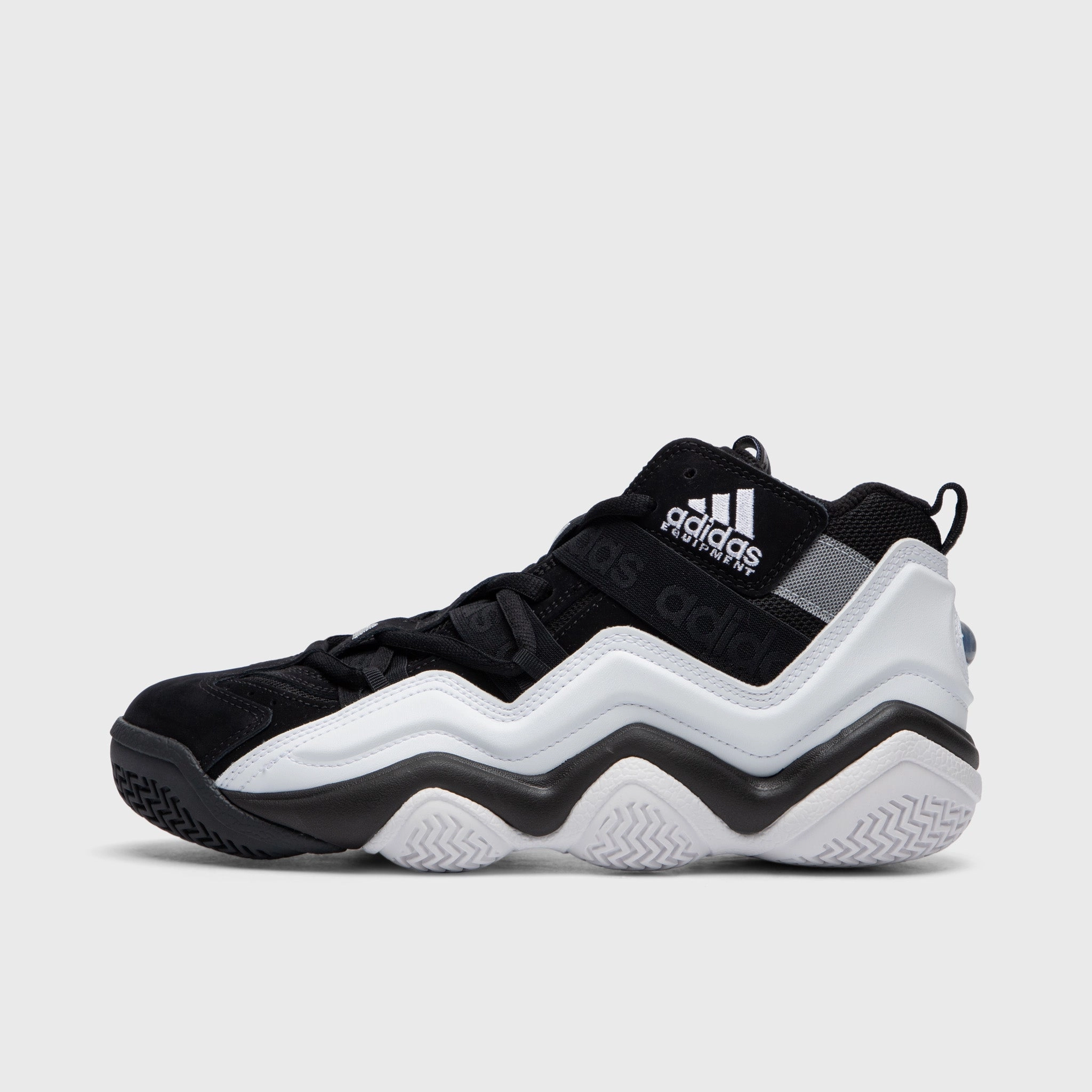 Shock Control adidas Originals Top Ten 2000 Core Black / Cloud White - Silver Metallic