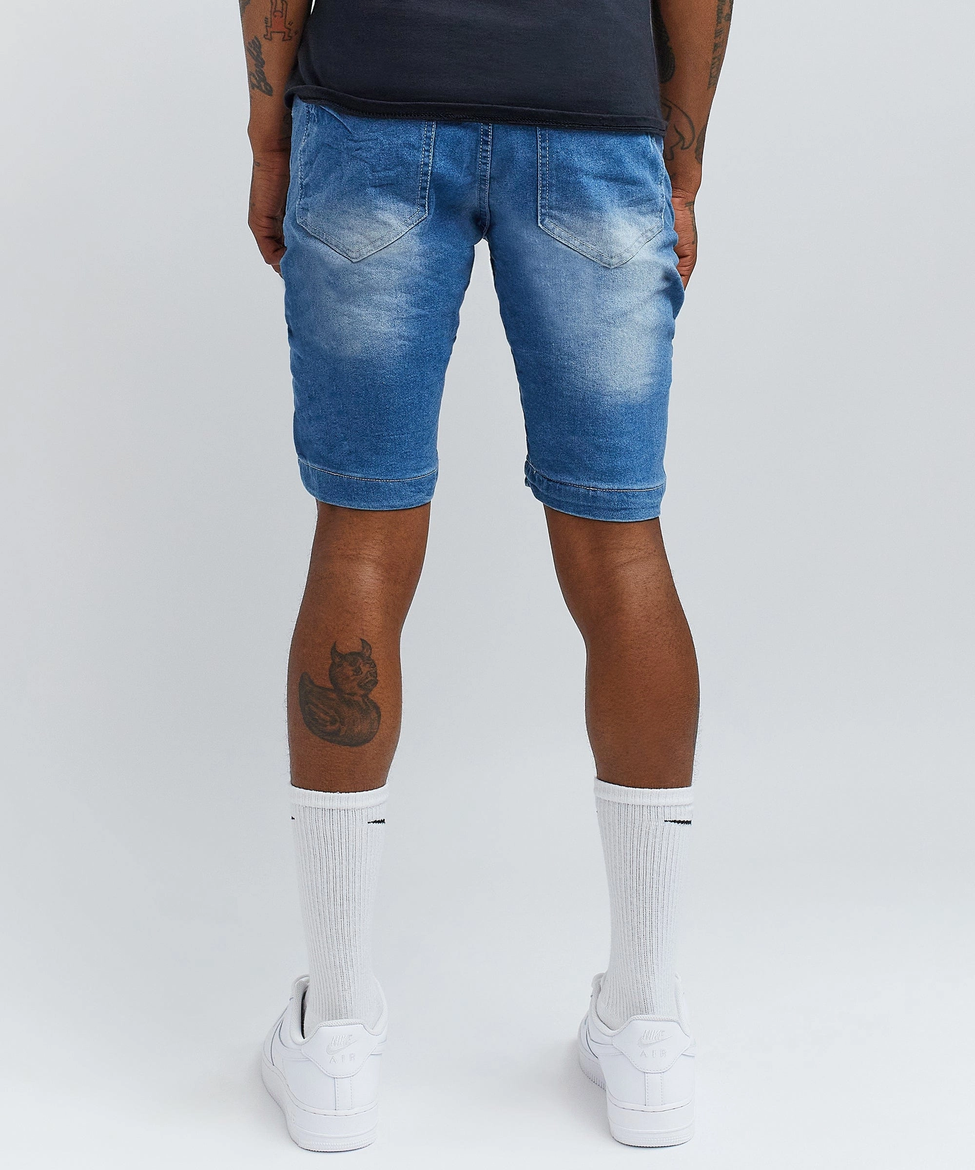 Beaters Moto Denim Short Anti Pilling Relaxed Silhouette