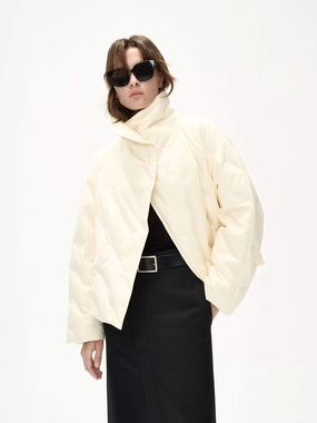 Everyday Fit Style Turtleneck Quilted Down Jacket