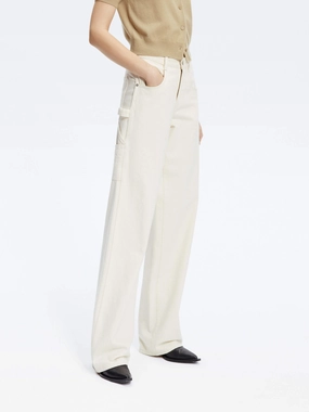 Multi pockets Straight Jeans Travel Light