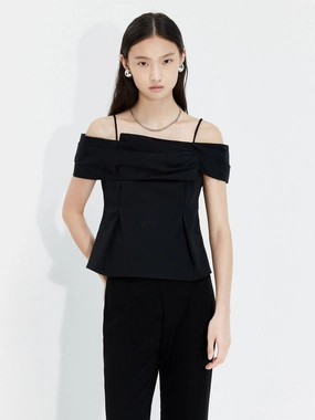 Low Profile Zipper Quick Dry Fabric Back Zip Fitted Top