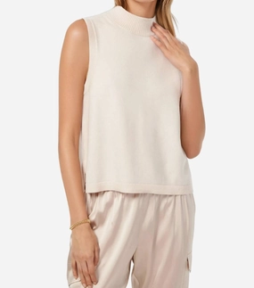 Winter Ready Outfit Naftali Sweater Vest In Canoli