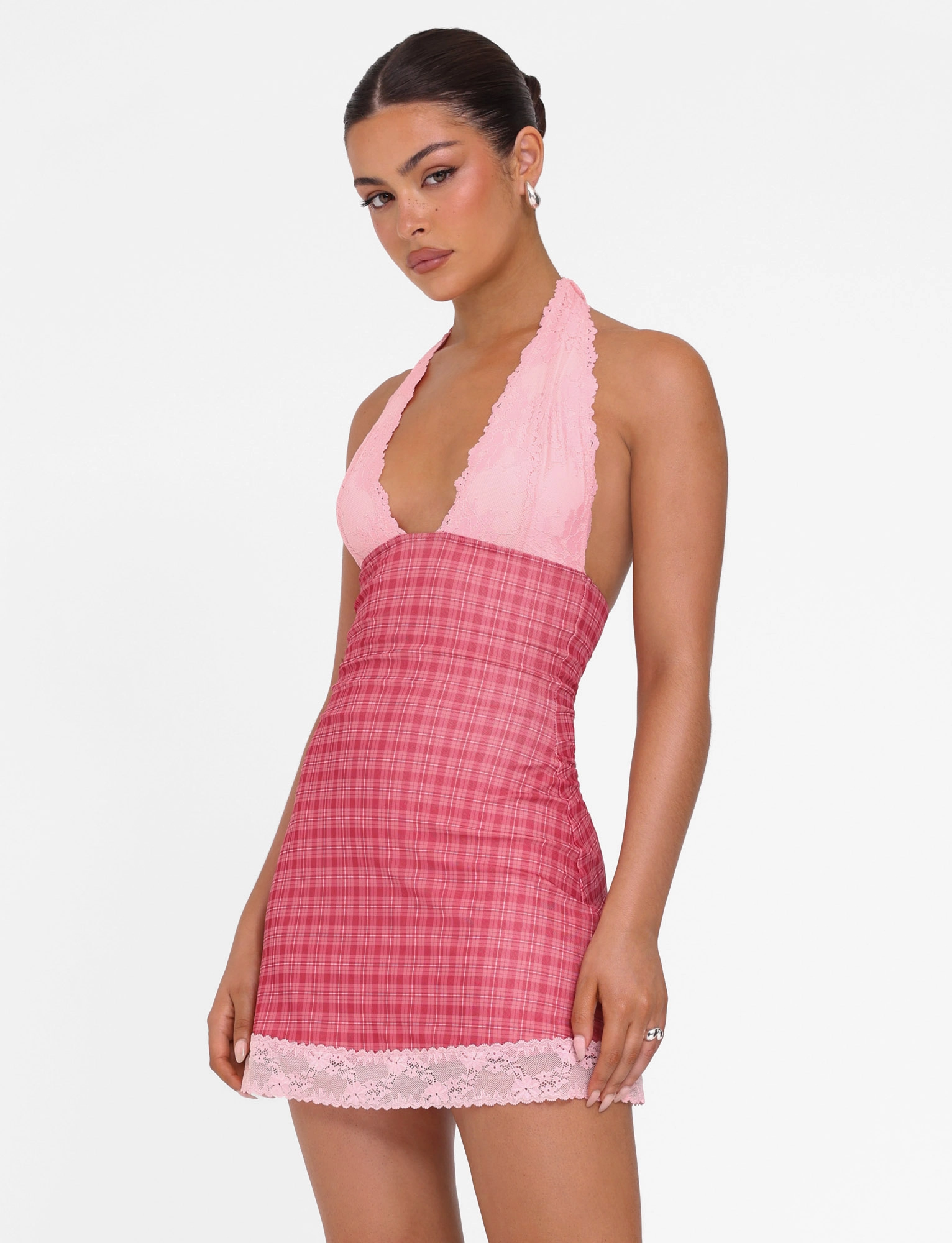 Chill Style Style Moment NAVIA DRESS - RED : RED CHECK