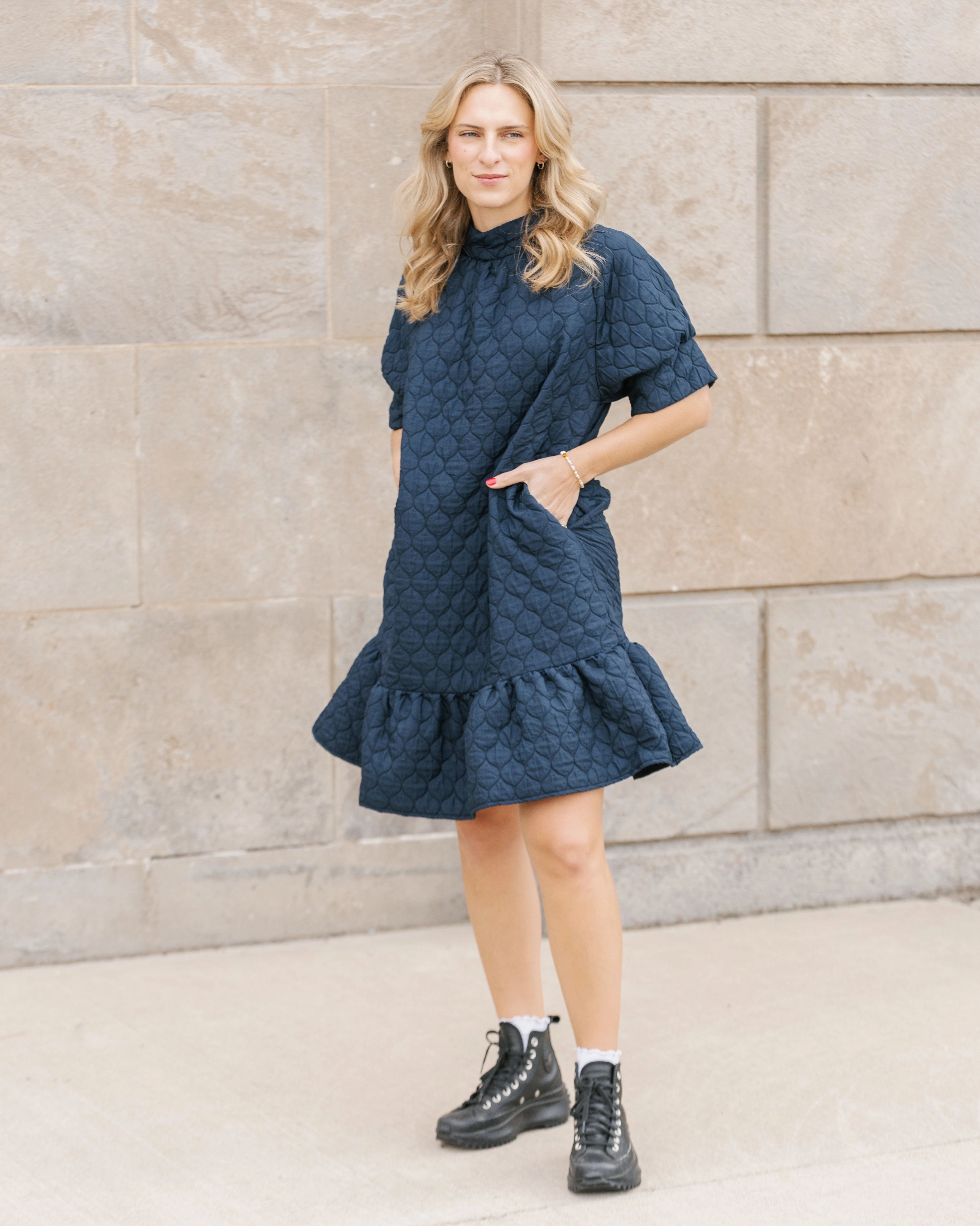 Addison Dress Twist Knot Details