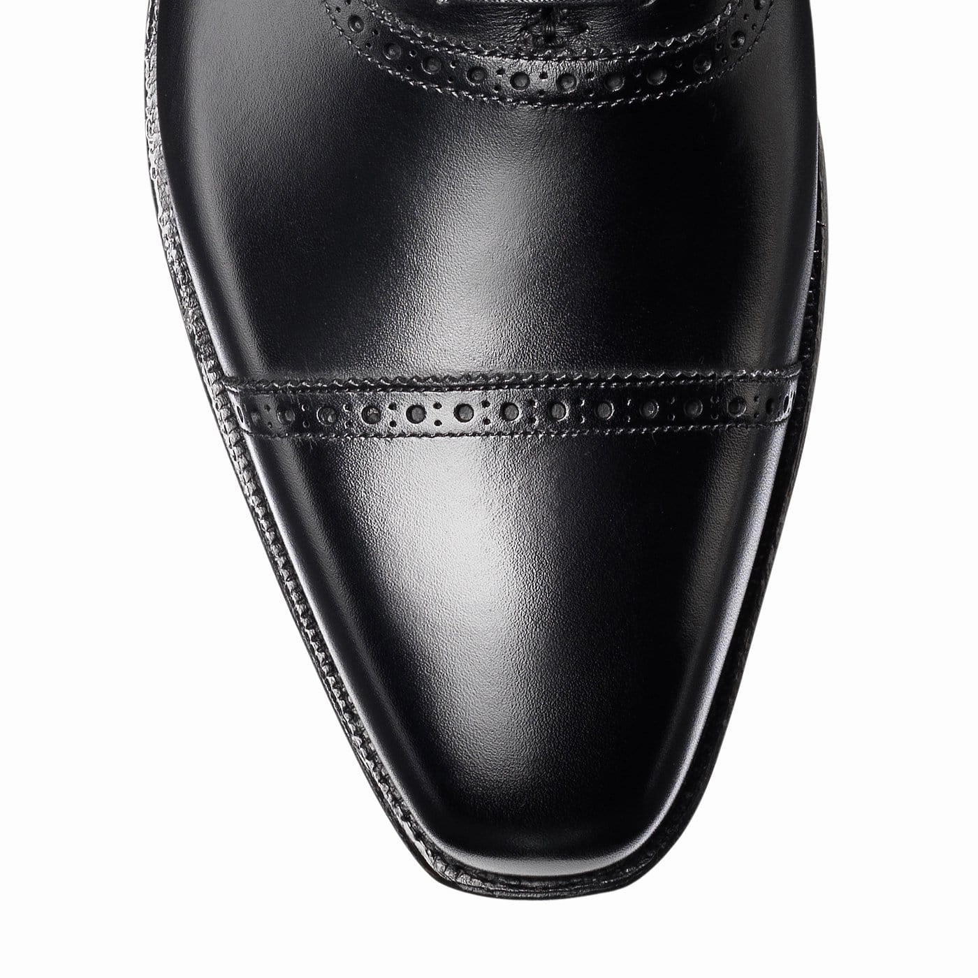 Glossy Oxfords Classic Elegance Westbourne Black Calf