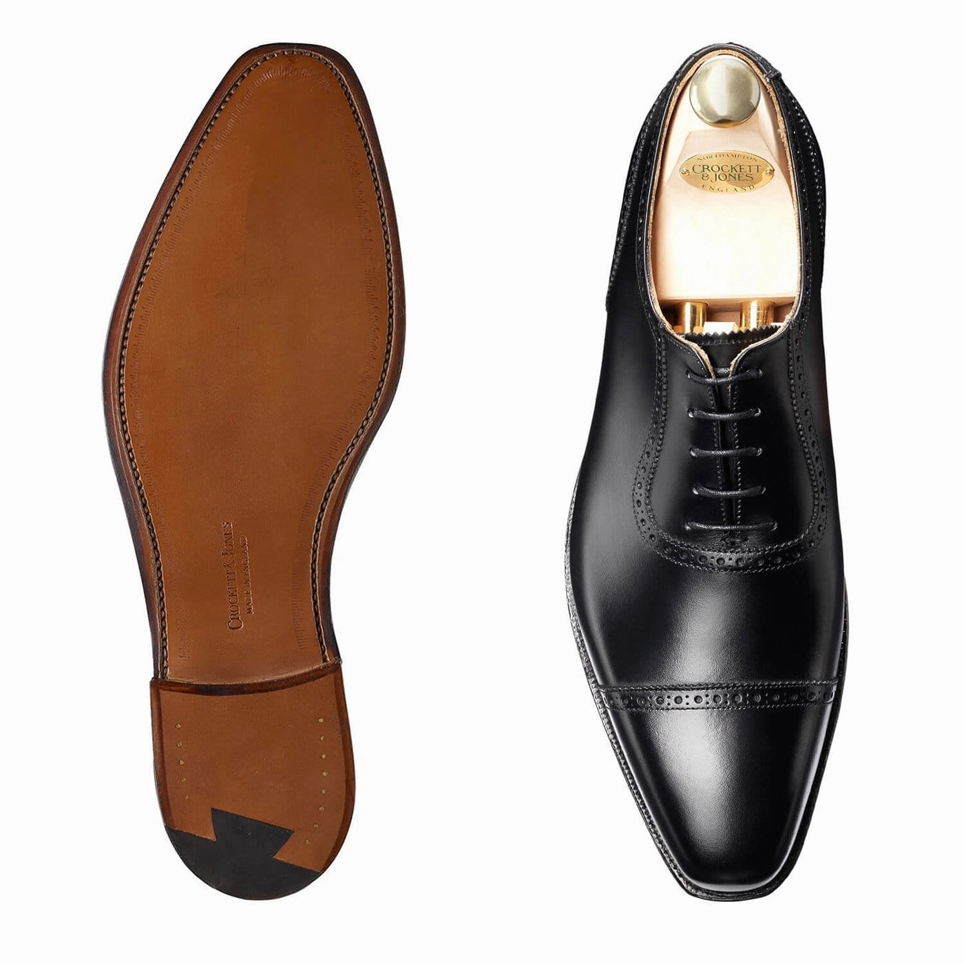 Westbourne Black Calf Easy To Clean American Oxfords