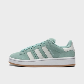 Breathable Weave adidas Juniors' Campus 00s Haze Green / Grey - Gum