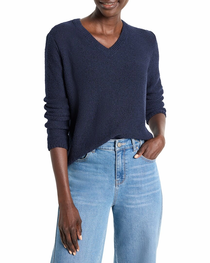 NIC ZOE Crimpy Cord Sweater Fine Gauge Warm Essentials