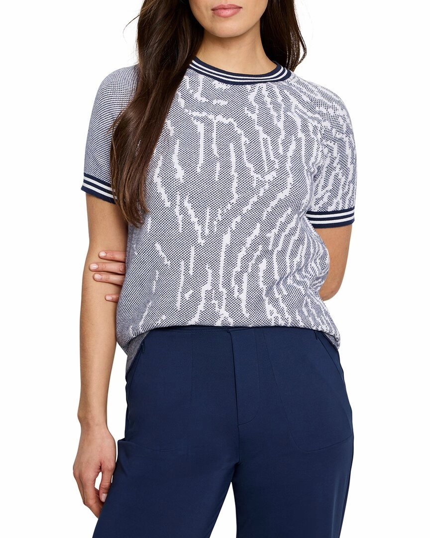 winter warmth Effortless knitwear NIC ZOE Demi Jacquard Sweater T-Shirt